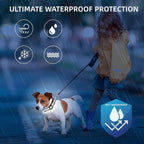 Super Bright LED Dog Collar - Fully Waterproof & Adjustable Glow Collar - USB-C Rechargeable for Night Walking, Safety - Flashing Lighted Collar for Dogs(White,Small)