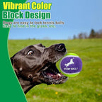 EXPAWLORER Squeaky Tennis Balls for Dogs-12 Pack High Elastic Dog Balls for Aggressive Chewers,Interactive Dog Chew Toys for Training, Fetching, Chewing, Playing for Dogs Christmas Toys