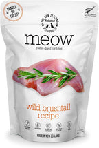 Meow Wild Brushtail Freeze Dried Raw Cat Food, Mixer, or Topper, or Treat - High Protein, Natural, Limited Ingredient Recipe 1.76 oz