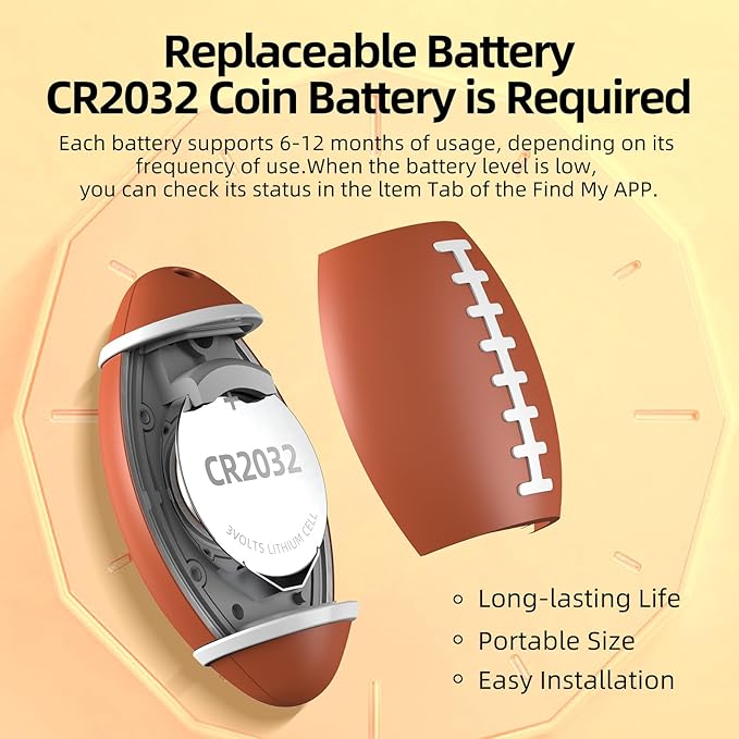 QDAN GPS Dog Tracker Collar: Pet Location Tracker, Smart Item Finder, No Charging, Waterproof, Dog Collar Attachment, Compatible with iOS Only (One Piece)