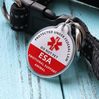MYLUCKYTAG ESA Tag - Smart Pet ID with NFC & QR Code, Online Pet Profile, Location Alerts, Durable Collar Tag
