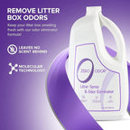 Zero Odor – Litter Odor Eliminator - Patented Molecular Technology - Pet Safe & Works on all types of litter, 64oz Refill