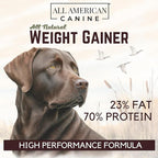 Bulk Dog Weight Gainer – High Calorie Dog Food Supplement & Protein Powder for Rapid Weight Gain, Mass, and Recovery – Appetite Stimulant – 230 Servings