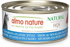 almo nature HQS Natural Wet Cat Food Tuna in Broth Atlantic Style, Grain-Free, 5.29 oz (Pack of 24)
