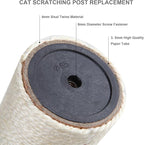 LifeIdeas Cat Scratching Post, 2PCS Cage Wall Mounted Cat Scratching Post 15.7 x 3.1 inches Sisal Rope Cat Scratcher Posts Kitten Wall Shelves Climbing Furniture Cat Furniture Protector