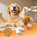 Pet Steam Brush for Dog & Cat – 3-in-1 Spray Hair Removal Comb – Steam Brush for Shedding & Grooming – Spritz Defur Comb – Includes Waterless Shampoo & Dental Wipes