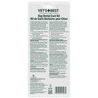 Vet's Best Dog Toothpaste & Dog Toothbrush, Dental Kit, Plaque Remover for Teeth, Whitens Teeth, Freshens Canine Breath, Veterinarian Formula, Finger Toothbrush Included