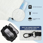 Pet Dog Cat Carrier Soft, Airline Approved Dog Carriers for Small Dogs, Washable Pet Carrier, Large Cat Travel Carriers, Portable TSA Carrier in Cabin, Soft Pet Bag Carrier for Puppy (Black)