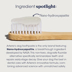 Remineralizing Dog Toothpaste – Vet-Grade, with Nano-Hydroxyapatite, Reverses Early-Stage Decay, Cleans Teeth, Reduces Tartar, Freshens Breath by Arterra Pet Science, Plant-Based, Natural Flavor, 3oz