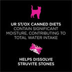 Pro Plan Veterinary Diets Purina UR Urinary St/Ox Savory Selects Feline Formula Salmon Recipe in Sauce Wet Cat Food - (Pack of 24) 5.5 oz. Cans