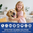 Dog Pheromone Calming Diffuser: Relaxing Pheromone for Dogs Relief Stress Anxiety Fighting Scratching Barking, Dog Calming Pheromone Diffuser Kit with 1 Plug in Diffuser+2 Refill 48ml (3in1)