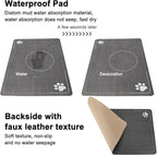 RIZZARI Automatic Cat Water Dispenser: Black 5L Elevated Feeder - Stainless Steel Gravity Bowl - Leakproof Base for Indoor Pets