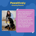 Happy Paws Calming Chews for Dogs, Soft Chews with Chamomile, Passion Flower, Valerian Root, Tryptophan & Theanine, Supports Relaxation, Balanced Behavior & Sleep, Vegan Peanut Butter Flavor 200 Count