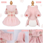 Dog Hoodie Dog Sweater Doggie Winter Clothes for Small Dogs Boy Girl Pet Hoodies for Dogs Cold Weather Doggy Coats Fall Winter Puppy Sweatshirt for Chihuahua Yorkie Cat Sweater Costumes