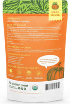 A Better Treat – Freeze Dried Organic Pumpkin Dog and Cat Treats, Organic, Single Ingredient | Natural, Healthy, Diabetic Friendly | Made in The USA