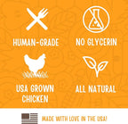 Full Moon All Natural Human Grade Dog Treats, Essential Chicken Savory Sticks, 16 Ounce (Pack of 2)