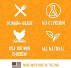 Full Moon All Natural Human Grade Dog Treats, Essential Chicken Savory Sticks, 24 Ounce