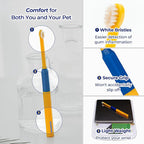 PETHROOM] Pet Toothbrush - Cats, Kitten, Small Dog Dental Care, Removing Teeth Tartar | Soft Bristle Cleaning Toothbrush Cat (Extra Small)