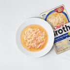 INABA Churu Broth for Cats Senior 10+, Side Dish Pouch, 1.4 Ounces per Pouch, 12 Pouches Total, Chicken & Tuna Recipe