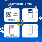QR Code Pet ID Tags for Dogs & Cats [2-Pack] Luck Charm Design, Waterproof, Smart Personalized Dog Tags with Modifiable Profile & Emergency Contact, QR for Instant Location Alerts