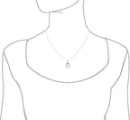 Hawaiian Silver Jewelry Dog Paw Print Pendant Necklace – 18-inch Sterling Silver Paw Print Necklace – 925 Sterling Silver