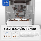 PAPIFEED 6L Automatic Cat & Small Dog Feeder - Programmable Pet Feeder with 36 Daily Meals, Detachable Stainless Steel Bowl, 25 Cup Capacity Smart Food Dispenser for Easy Cleaning