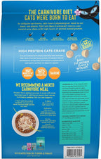 Tiki Cat Born Carnivore High Protein Dry Cat Food, Herring & Salmon Meal, 11.1 lbs. Bag