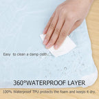 Orthopedic Dog Bed with Memory Foam - Luxurious Plush Surface, Removable & Washable Cover, Non-Slip Bottom, Dog Sizes (Large)