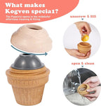 Interactive Dog Toys for Boredom-Multi-Functional Design-Birthday Gifts for Dogs-Frozen Treats-Medium/Large Dog Toys-Party Ice Cream