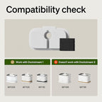 PETLIBRO Cat Water Fountain, Cordless Pet Water Fountain Battery Operated, 2.5L/84oz Dockstream Water Fountains for Cats Indoor, Cat Fountain with Stainless Steel Tray, Easy to Clean BPA-Free