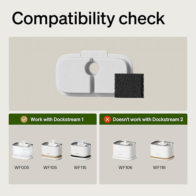 PETLIBRO Cat Water Fountain, Cordless Pet Water Fountain Battery Operated, 2.5L/84oz Dockstream Water Fountains for Cats Indoor, Cat Fountain with Stainless Steel Tray, Easy to Clean BPA-Free