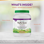 NaturVet –VitaPet Senior Daily Vitamins for Senior Dogs – Plus Glucosamine – Full Spectrum of Vitamins & Minerals – Enhanced with Glucosamine for Added Joint Support – 365 Time Release Tablets