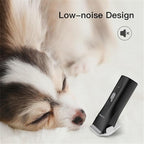Prowerful Home Professional Dog Grooming Kit Clipper Low Noise USB Rechargeable Gifts for Dog Cat Black,TS006
