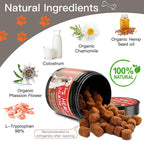 Advanced Calming Chews for Dogs, Dog Calming Chews - Anxiety Relief Treats and Bites for Dogs - Separation, Barking, Thunder, Noise, Stress, Pet Supplement, All Ages & Sizes - (Lamb 120 Ct)