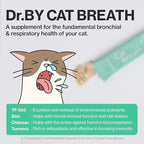 Doctor By Cat Breath Bronchial Supplements Cat Sneezing Treatment Asthma Cold Cough Nose Relief Respiratory&Immune Support with TF-343-30 lickable Formula Individually Packaged, Chicken (1 Pack)
