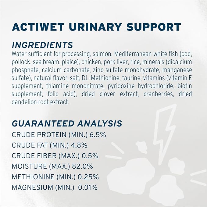 Forza10 - Cat Food, Urinary Tract Wet Cat Food, Non GMO, Vet-Approved UTI Support with Salmon Flavor, Made in Italy (3.5 oz, 32 Pack)