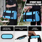 Pet Carriers Soft-Sided Airline Approved Carrier Bag for Small Cats Dogs (Medium,Blue)
