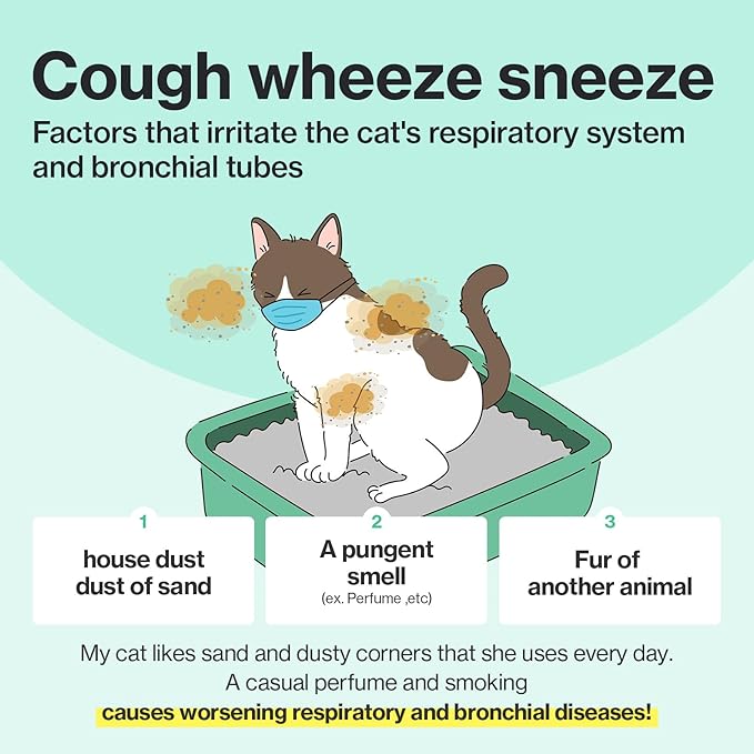 Doctor By Cat Breath Bronchial Supplements Cat Sneezing Treatment Asthma Cold Cough Nose Relief Respiratory&Immune Support with TF-343-30 lickable Formula Individually Packaged, Chicken (1 Pack)