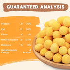 Freeze Dried Cat and Dog Treats, Limited Ingredient Quail Egg Yolk Healthy Tasty Snacks for Training 8.8 Ounce