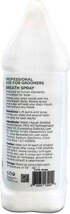 Lillian Ruff Dog Breath Freshener - Dental Care Spray for Teeth Cleaning, Targets Bad Breath, Plaque & Tartar, Supports Gum Health & Immune System (Gallon)