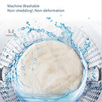 SHENGOCASE 2-Pack 17.7" Round Faux Rabbit Fur Cat Dog Bed Cushion Pad Mat, Cat Tree Tower Replacement Cushion Pad, Pad for Window Perch, Cat Dog Carrier House Cage Crate Kennel Furniture