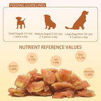 ASMPET Dog Treats Chews, Chicken Wrapped Banana, Soft Chewy Dog Snacks for Training Rewards 10.6 oz