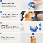 2025 Smart Interactive Dog Toys for Aggressive Chewers, Self Moving Interactive Dog Ball, Automatic Vibrating Toy, E-TPU Material Chew Proof Design for Boredom & Training for Medium and Large Dogs