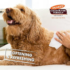 Palmer's for Pets Gentle Refreshing Wipes for Puppies - Coconut Oil Puppy Wipe - Pet Grooming Towelettes for Dogs, 100 Count - 3 Pack