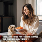 Dog Treats Chicken Sausages, Natural Chicken Jerky Training Treats with Glucosamine, Chondroitin, MSM and Taurine, Low Fat Soft Chewy Snacks for Small Medium Dogs, 10.6 oz