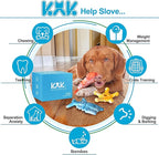 KXK Dog Toys 3 Pack, Indestructible Toys for Aggressive Chewers, Tough Dog Chew Toys for Large Medium Breed, Dog Bones Chew Toys for Super Chewer