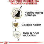 Royal Canin Chihuahua Adult 8+ Breed Specific Dry Dog Food for Senior Dogs, 2.5 lb. bag