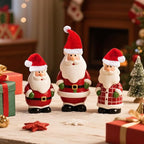 Nydotd 8 Pieces Dog Santa Hat PET Christmas Hat Small Santa Cat Hats Soft Plush Christmas Costumes Supplies for Tiny Dog Cat Puppy Kitten Crafts