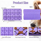 Silicone Snuffle Mat for Small Medium Dogs,Slow Feeder Lick Mat for Pet Slow Down Eating,Encourages Natural Foraging Skill,Interactive Feed Game Toy Lick Mat Bowl for All Breed Dog