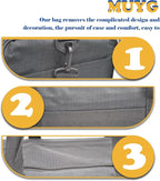 Pet Carrier Bag for Cats,Cat Soft-Sided Carriers Collapsible Ventilated Breathable Puppy Carrier for Small Dogs Airline Approved Kitty Carrier for Small Medium Cat Puppy Under to 12 Lb(Grey)